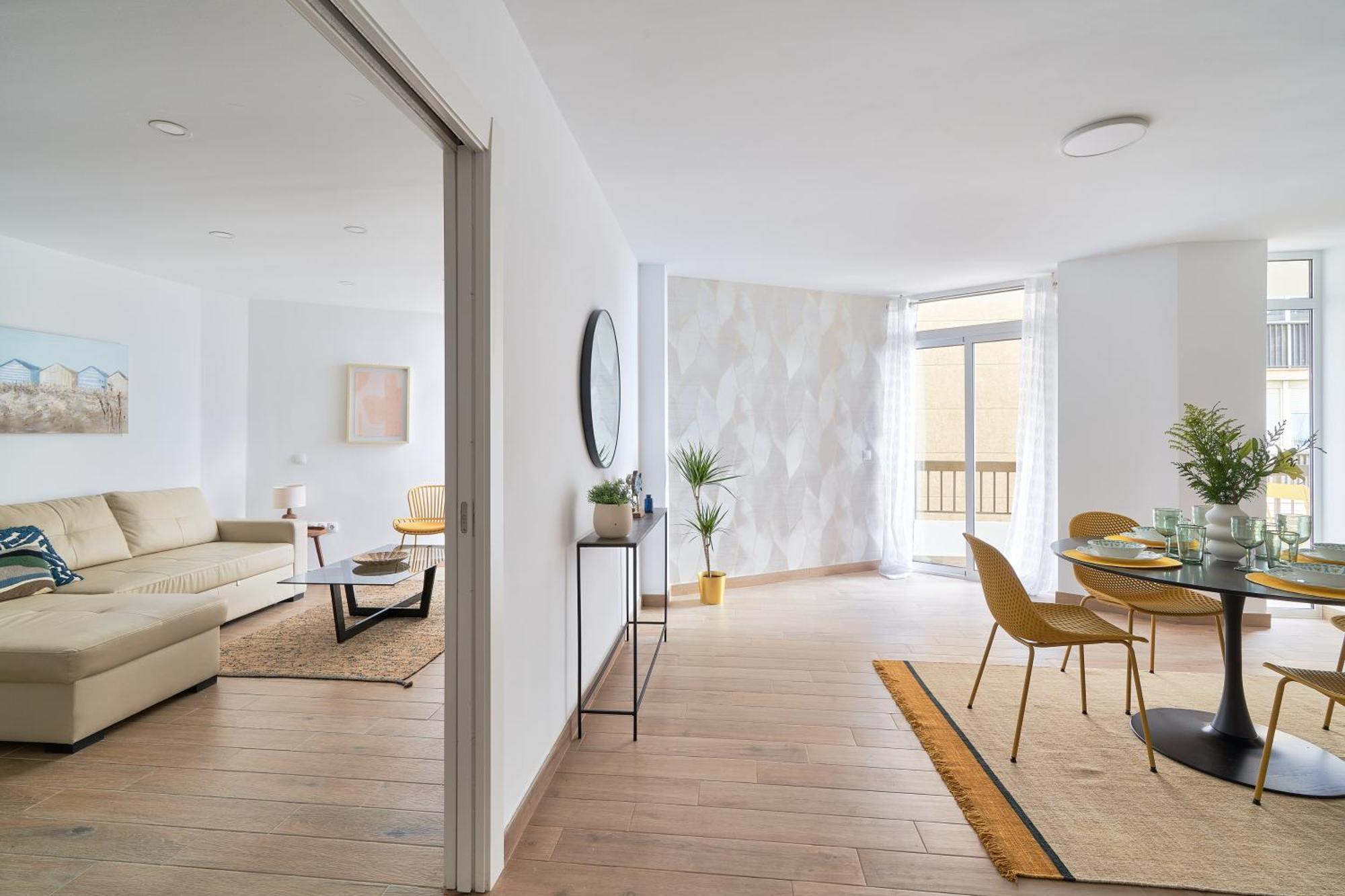 Apartamento En Primera Linea De Playa En La Malagueta Málaga Buitenkant foto